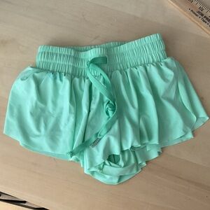 Kate J NYC - Farrah Shorts - Teal - Small